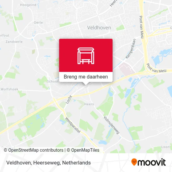 Veldhoven, Heerseweg kaart