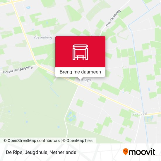 De Rips, Jeugdhuis kaart