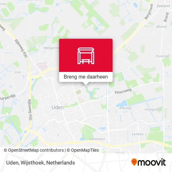 Uden, Wijsthoek kaart