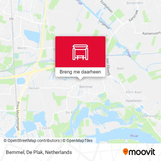 Bemmel, De Plak kaart