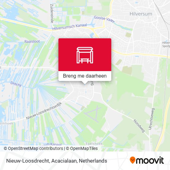 Nieuw-Loosdrecht, Acacialaan kaart