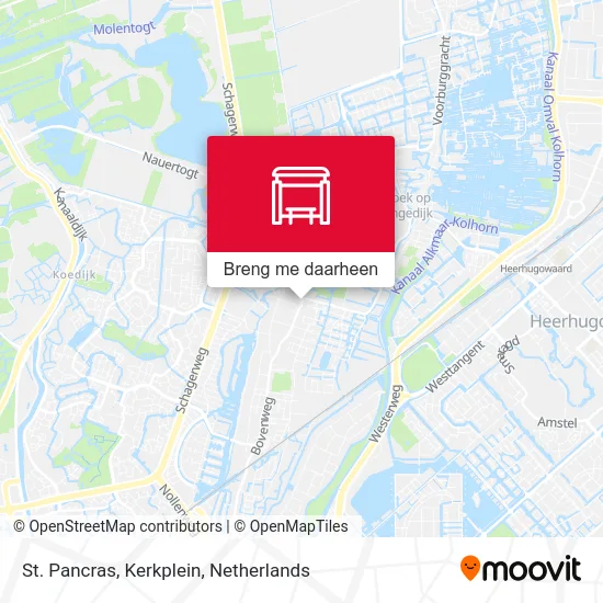 St. Pancras, Kerkplein kaart