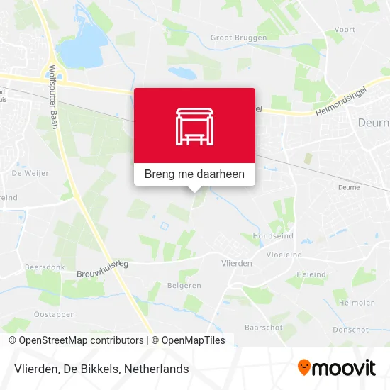 Vlierden, De Bikkels kaart