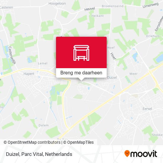 Duizel, Parc Vital kaart