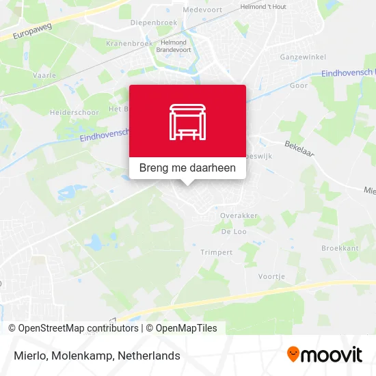 Mierlo, Molenkamp kaart