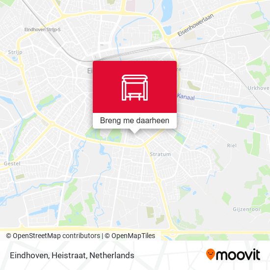 Eindhoven, Heistraat kaart