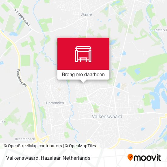 Valkenswaard, Hazelaar kaart
