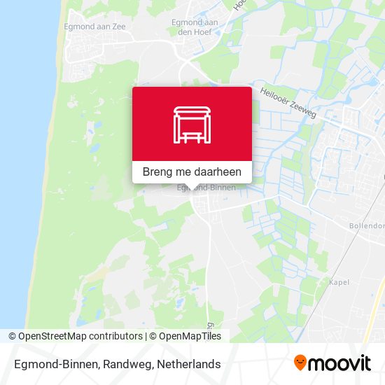 Egmond-Binnen, Randweg kaart