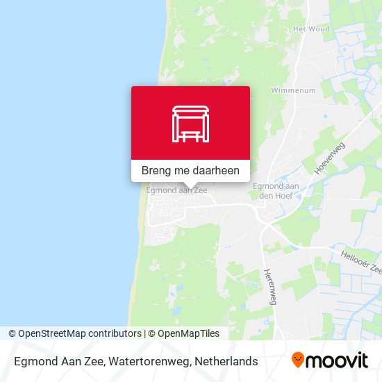 Egmond Aan Zee, Watertorenweg kaart