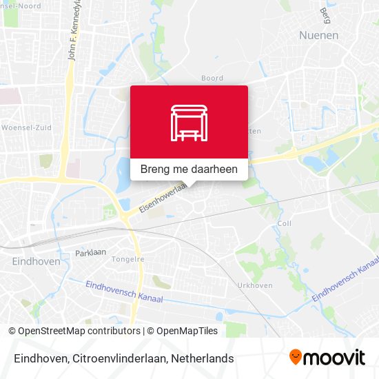 Eindhoven, Citroenvlinderlaan kaart