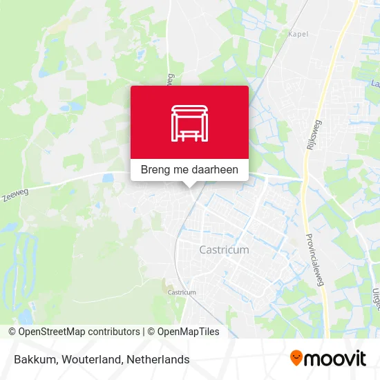 Bakkum, Wouterland kaart