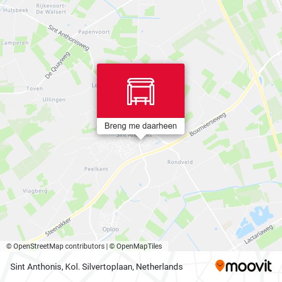 Sint Anthonis, Kol. Silvertoplaan kaart