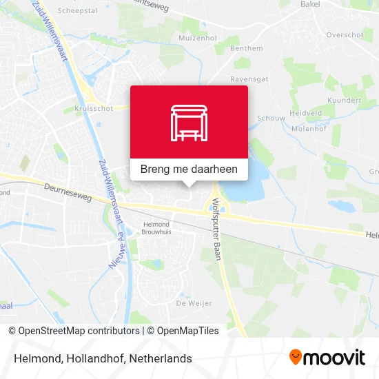 Helmond, Hollandhof kaart