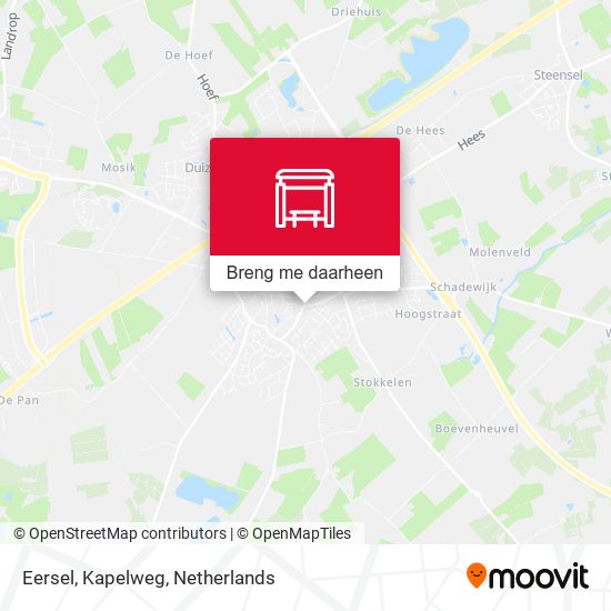 Eersel, Kapelweg kaart