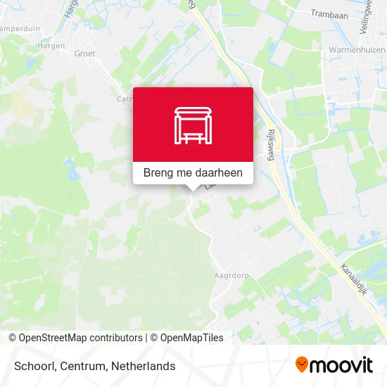 Schoorl, Centrum kaart