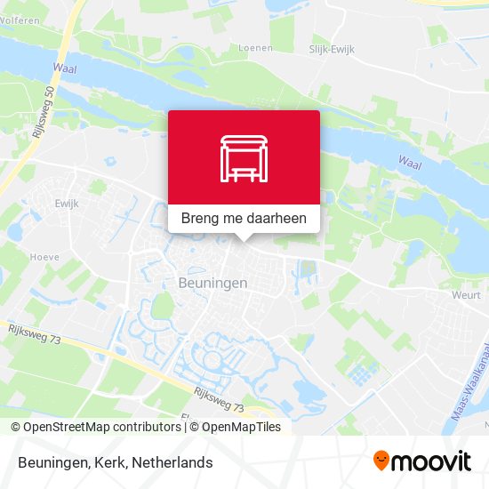 Beuningen, Kerk kaart