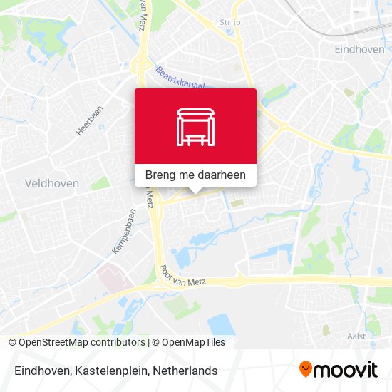 Eindhoven, Kastelenplein kaart