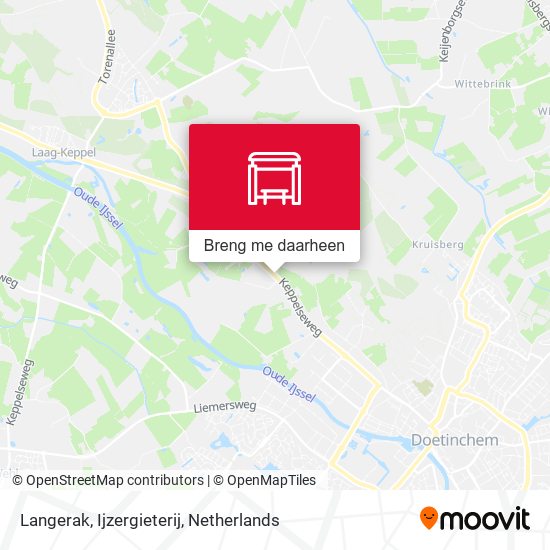 Langerak, Ijzergieterij kaart