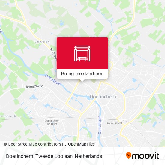 Doetinchem, Tweede Loolaan kaart
