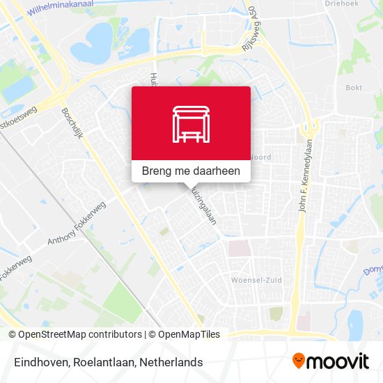 Eindhoven, Roelantlaan kaart
