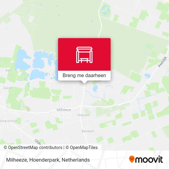 Milheeze, Hoenderpark kaart