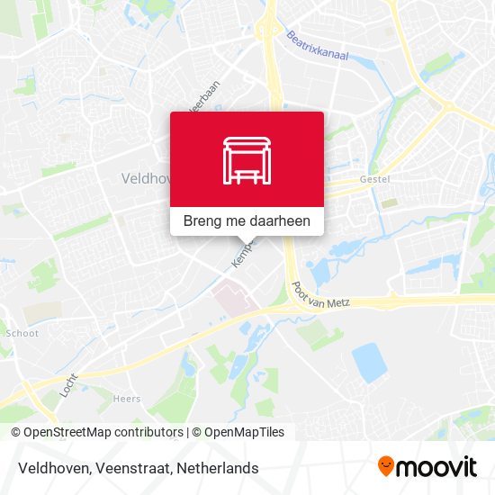 Veldhoven, Veenstraat kaart