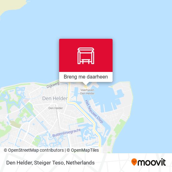 Den Helder, Steiger Teso kaart