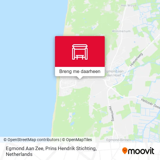 Egmond Aan Zee, Prins Hendrik Stichting kaart