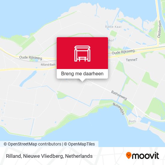 Rilland, Nieuwe Vliedberg kaart