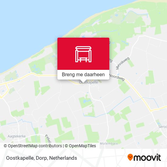 Oostkapelle, Dorp kaart