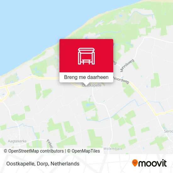 Oostkapelle, Dorp kaart