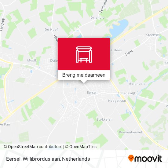 Eersel, Willibrorduslaan kaart