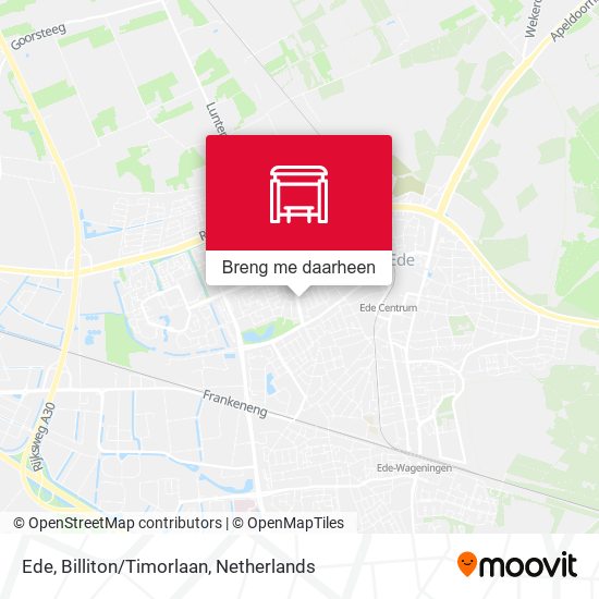Ede, Billiton/Timorlaan kaart