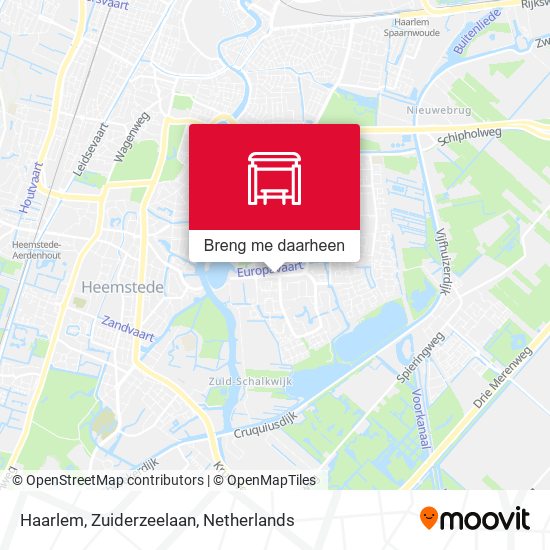 Haarlem, Zuiderzeelaan kaart