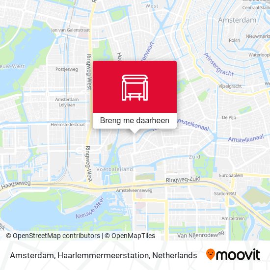 Amsterdam, Haarlemmermeerstation kaart
