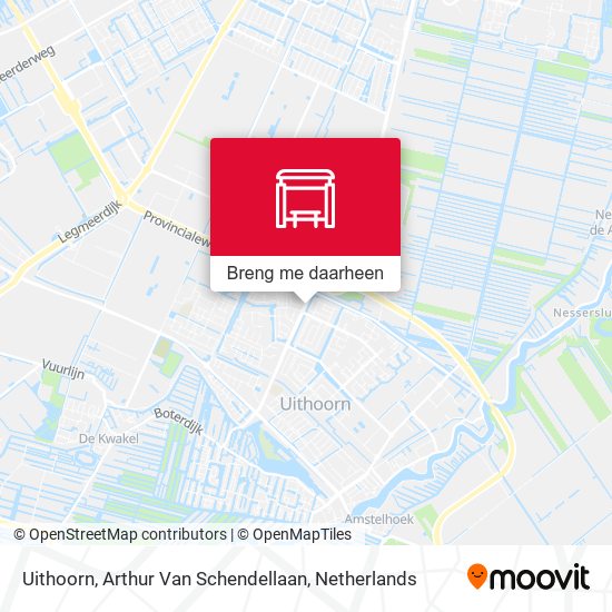 Uithoorn, Arthur Van Schendellaan kaart