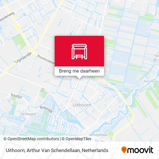 Uithoorn, Arthur Van Schendellaan kaart