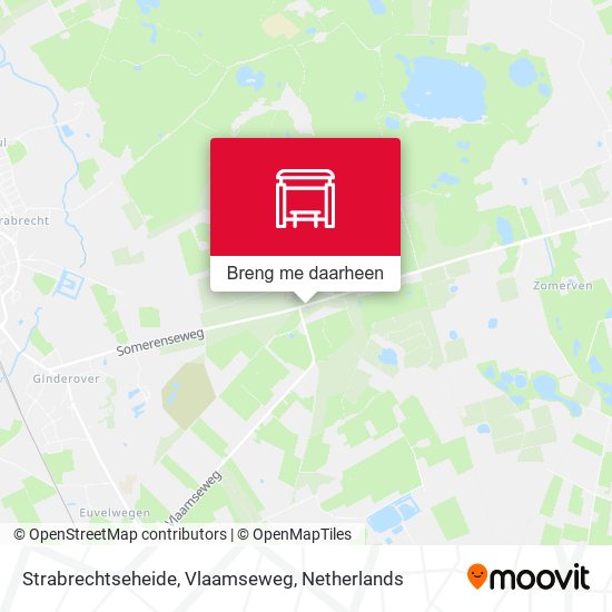Strabrechtseheide, Vlaamseweg kaart
