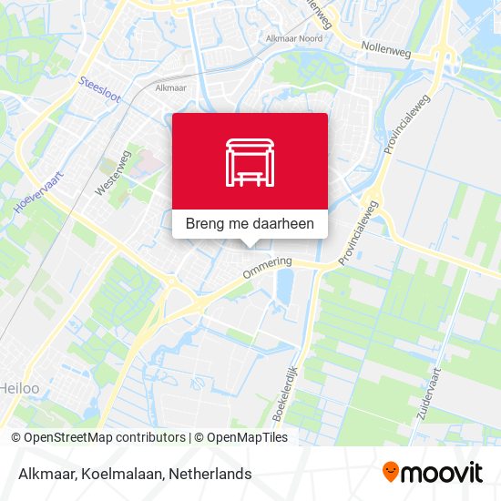 Alkmaar, Koelmalaan kaart