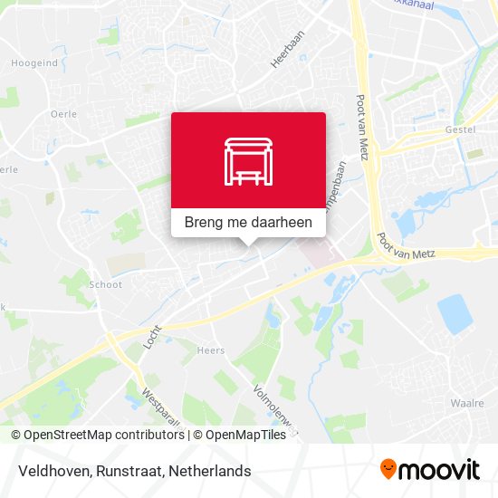 Veldhoven, Runstraat kaart