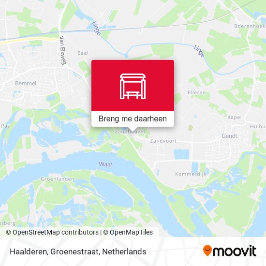 Haalderen, Groenestraat kaart