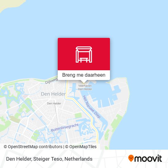 Den Helder, Steiger Teso kaart