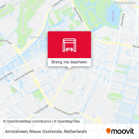 Amstelveen, Nieuw Oosteinde kaart