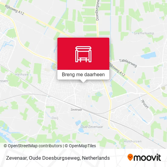 Zevenaar, Oude Doesburgseweg kaart