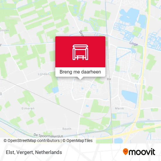 Elst, Vergert kaart