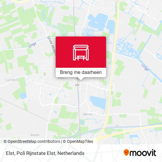 Elst, Poli Rijnstate Elst kaart