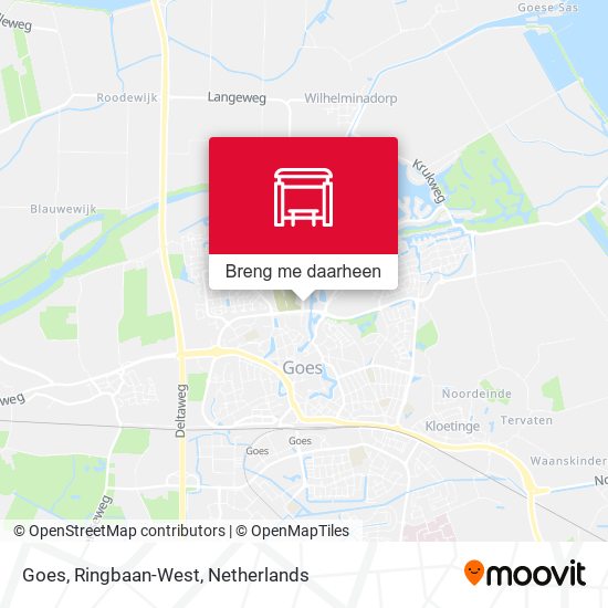 Goes, Ringbaan-West kaart