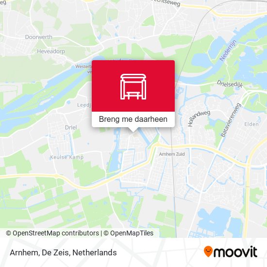 Arnhem, De Zeis kaart