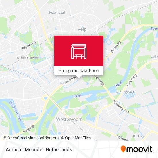 Arnhem, Meander kaart