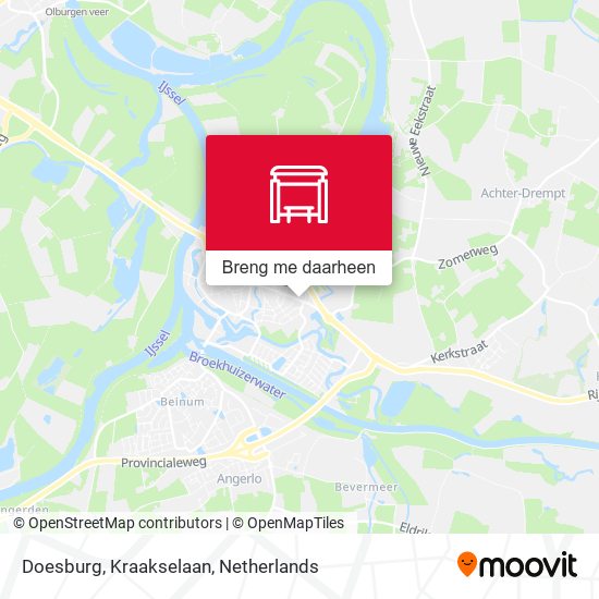 Doesburg, Kraakselaan kaart